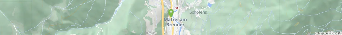 Kartendarstellung des Standorts für Wipptal-Apotheke in 6143 Matrei am Brenner
